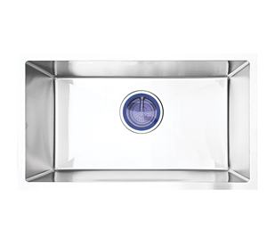 Évier de cuisine de luxe en acier inoxydable SUS304, design ferme, fait main, à encastrer sous plan, cuve profonde, qualité commerciale - Product Image 5