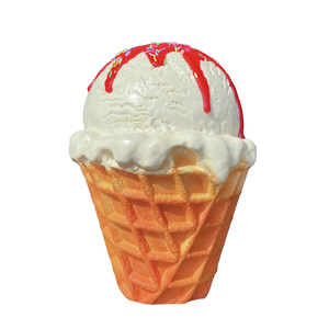 Hucha Gigante con Forma de Helado, Decoración de PVC Simulada, Regalo de Cumpleaños, Regalo para Niños, Modelo Grande, Accesorios de Comida, Decoración - Product Image 6