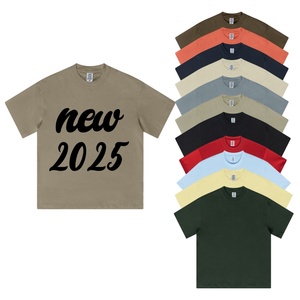 Camiseta de Verano de Alta Calidad para Hombre, Unisex, Lisa, con Logotipo Personalizado, 100% Algodón, Corte Regular, 300 g/m², Impresión Serigráfica, Ecológica, de Secado Rápido - Product Image 1