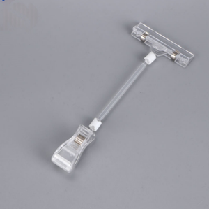 Clips de PVC Transparentes/Negros para Etiquetas de Precio en Estantes de Supermercado, Portaetiquetas, Tiras de Datos, Venta al Por Mayor - Product Image 1