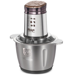 Procesador de Alimentos Eléctrico, Máquina para Fufu, 3.0L de Gran Capacidad, 300W, Tazón de Acero Inoxidable, Diseño para Picar, Mezclar y Moler Rápidamente - Product Image 3