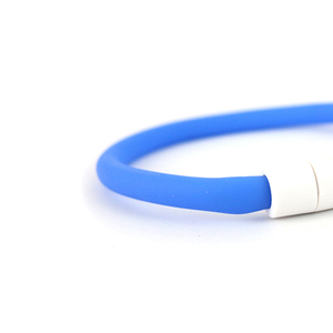 Collar LED con Cargador USB, Corto de 50cm, Collar Luminoso de Silicona para Mascotas - Product Image 3