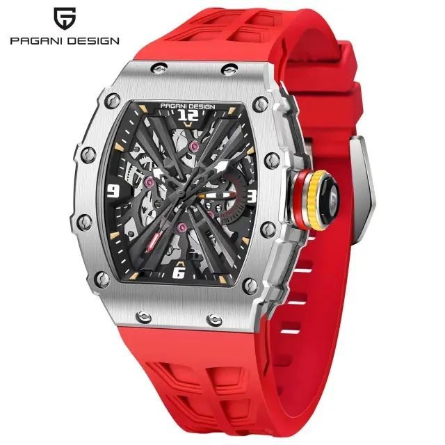 PAGANI DESIGN PD1738 New 42 MM Men's Skeleton Quartz Watch Japan Sapphire Glass Waterproof Wristwatches 2026