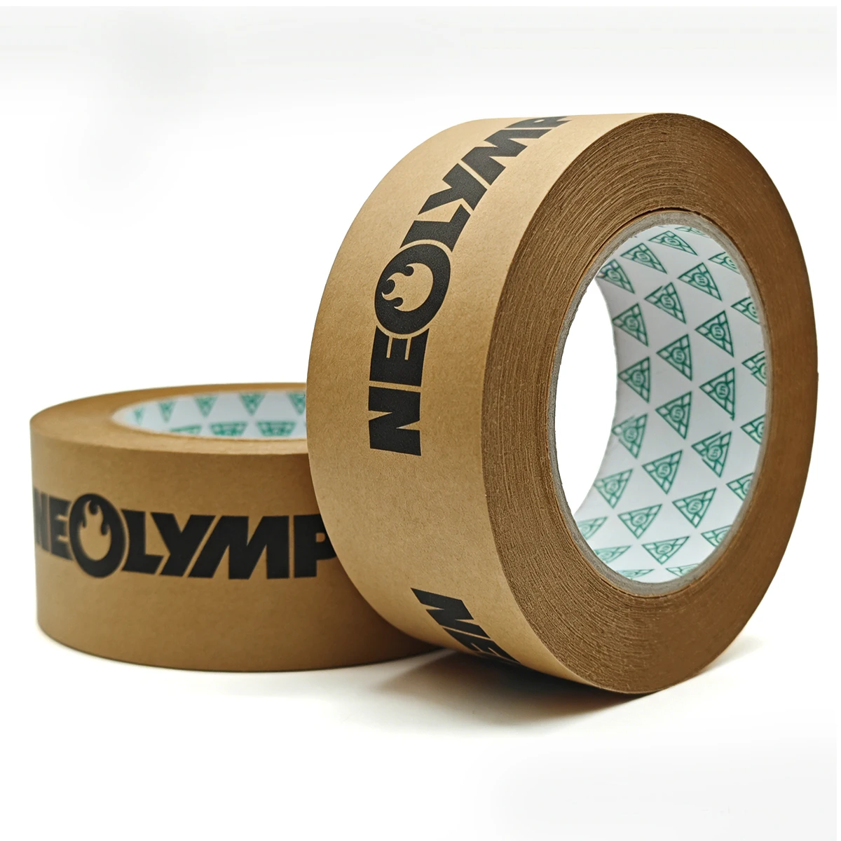 Eco-Friendly Custom Kraft Paper Tape Low MOQ Self-Adhesive Craft Tape with Single Sided Rubber for Carton Sealing Logo Printing
