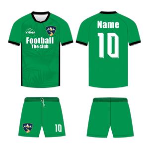 रेट्रो फुटबॉल जर्सी की कस्टम फुटबॉल पहनने के लिए थेल एंड उच्च गुणवत्ता 100% पॉलिएस्टर सबलिमिनेशन प्रिंटिंग ओम लोगो टीम नाम सेवा - Product Image 1