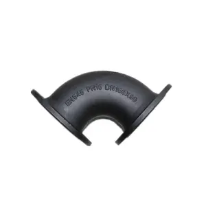 ISO2531 Ductile Cast Iron Double Elbow DI Flange 90 Degree Bend Pipe Fittings