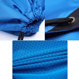 Promotional Waterproof <b>String</b> Backpacks Polyester Custom Draw <b>String</b> <b>Bag</b> Fitness Draw Front Zipper <b>String</b> Backpack - Product Image 3