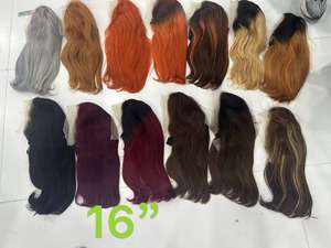 Promoción Letsfly: Peluca de Cabello Humano de Color de 32$, 16 y 18 Pulgadas, Peluca Brasileña Barata, Lisa, Corta y Estilo Bob - Product Image 2