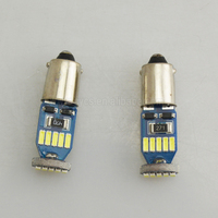 Éclairage intérieur automobile 180 degrés blanc 12V BA9S 15 LED 15 SMD 4014 Canbus, ampoule LED pour voiture, lampe de voiture