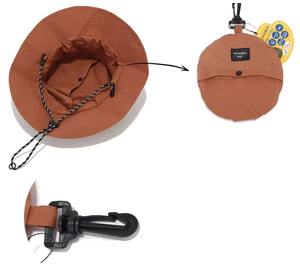 Custom Logo Bucket <b>Hat</b> Sun Protection Waterproof Fisherman <b>Cap</b> Anti UV Summer Camping Hiking Mountaineering <b>Hat</b> with Pouch - Product Image 3