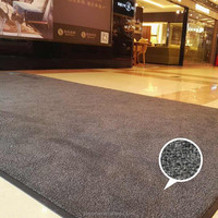 Tapis d'entrée modernes en microfibre personnalisés avec logo commercial, antidérapants, résistants aux taches, épais, pour intérieur et extérieur
