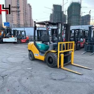 יפן בשימוש 3 טון komatsu מלגזה דיזל מופעל FD30-16 FD30T-16 פעולה ידנית - Product Image 3