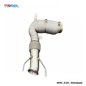 Высокопроизводительный коллектор и даунпайп из нержавеющей стали 304 с катализатором для <span class=keywords><strong>MINI</strong></span> F56/Cabriolet/Cooper S - Спортивная выхлопная система - Product Image 3