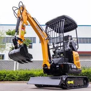 Mini-excavatrice sur chenilles HT18C de Source Factory, multifonctionnelle, hydraulique, pour travaux agricoles, de remise en état et d'infrastructure. - Product Image 6