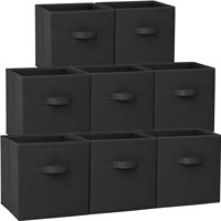 Boîte de rangement pliable multi-usages en tissu, style tiroir, pour le tri des affaires ménagères