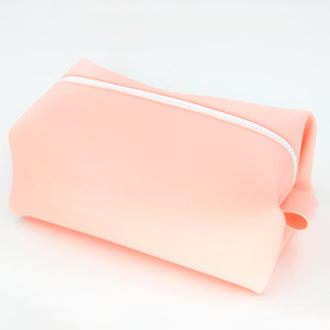 Bsci Certification Silicone Portable Cosmetic Makeup Bag Waterproof <b>Toiletry</b> <b>Storage</b> Bag Women Capacity Travel with Zipper - Product Image 4