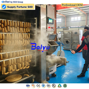 <span class=keywords><strong>Four</strong></span> à fumage industriel commercial Baiyu pour poisson, viande, saucisses avec contrôle automatique <span class=keywords><strong>de</strong></span> la température en acier inoxydable 304 - Product Image 4