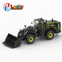Huina K988 KABOLITE K988 1/14 modèle de chargeuse sur pneus hydraulique RC professionnel entièrement en métal