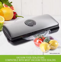 Sacs de congélation transparents pour sceller les aliments, sacs de conservation sous vide en plastique personnalisés