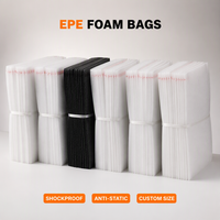 Sac en mousse EPE personnalisé, sac en coton perlé, emballage en mousse pour bouteille de vin, boîte cadeau, emballage de protection en mousse