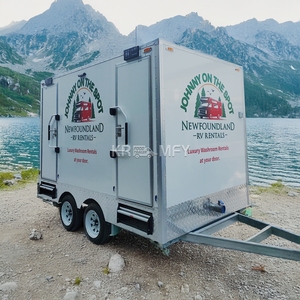 Remorque de salle de bain mobile de 20 pieds, construction rapide, cuisine portable, toilettes, 2025 - Product Image 2