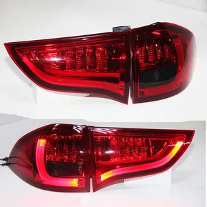 Светодиодный задний фонарь для Mitsubishi Pajero Sport Montero, задний фонарь красного и черного цвета, 2010-2013 год YZ