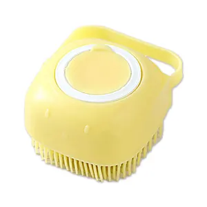 Plastic Shower Ultra Soft Water Designer Dog Grooming Silicone Wet Hair Pet Brush For Pets