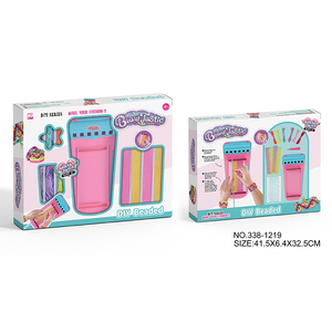 DIY Kids Beaded Bracelet Making Kit, Braiding Weaving <strong>Loom</strong> Toy with Colorful Threads &amp; <strong>Beads</strong>, Educational Craft Gift - Product Image 1