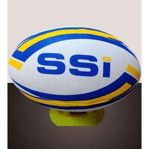 Ballon de rugby durable de qualité supérieure, design à prise souple, parfait pour les enfants, les adultes, les séances d'entraînement, les sports en intérieur et en extérieur - Product Image 3