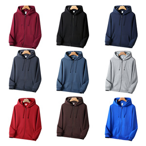 Sweat à capuche ample décontracté en velours argenté de coton 420g avec <span class=keywords><strong>logo</strong></span> personnalisé de haute qualité, fermeture éclair, sweat à capuche sport - Product Image 2