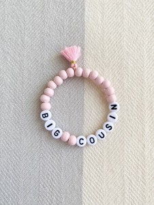 Braccialetto cugino grande regalo cugino dal nuovo braccialetto rosa per bambine - Product Image 2