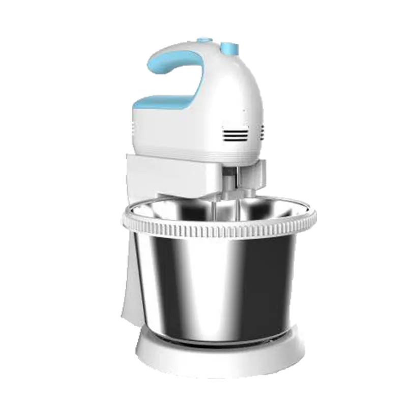 Body 3 5 Speeds Powerful 200W 250W Hand Mixer With 5.0L Stainless Steel/Plastic Rotating Bowl Hand Mixer