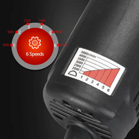 Pulidora Orbital Mini SPTA de 780W, 3 Pulgadas, Órbita de 10mm, Velocidad Variable, Doble Acción, para Detallado, Pulido y Limpieza de Autos