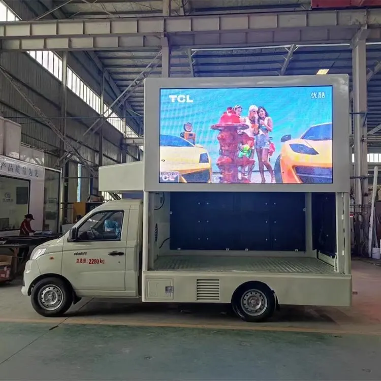 Digitaal Mobiel Reclamebord Met Superheldere Led Digitale Video