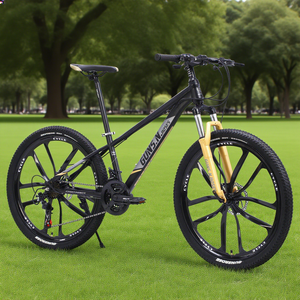 Vélo de montagne tout-terrain haute performance GUNS.N.ROSES 26 pouces avec suspension avant et frein à disque pour le cyclisme d'<span class=keywords><strong>aventure</strong></span> adulte - Product Image 5
