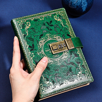 Vente en gros de papier kraft personnalisé A5 carnet de notes planificateur vintage Journal manifestant la gratitude biblique prière Vampire serrure pour cadeau