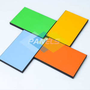 تكسية جدران مقاومة للأشعة فوق البنفسجية مقاومة للحريق السطح الخارجي مبنى متين HPL مصفح مدمج - Product Image 2