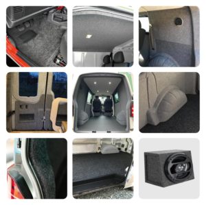 Tissu non tissé pour caisson de basses, revêtement de tapis en charbon de bois pour l'audio des <span class=keywords><strong>camping</strong></span>-cars, doublure de coffre de voiture - Product Image 5
