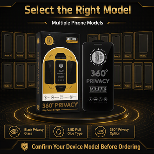 Pellicola Protettiva Privacy Anti-Spia a 360 Gradi, Vetro Temperato Anti-Sbirciamento per iPhone 18 17 16 15 Pro Max - Product Image 5