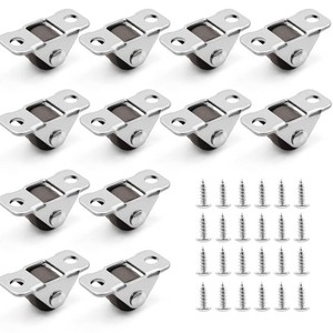 Roulettes pivotantes pour meubles, mini-roues de 40 mm de diamètre, installation facile pour tiroirs, armoires et chariots - Product Image 1