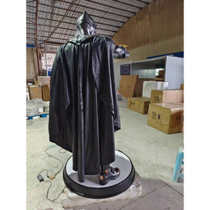 Estatua de Personaje de Anime <span class=keywords><strong>Marvel</strong></span>, Superhéroe, Batman, Modelo Artesanal de Resina para Decoración del Hogar, Arte de Jardín, Estilo de Ángel, Inspiración - Product Image 4