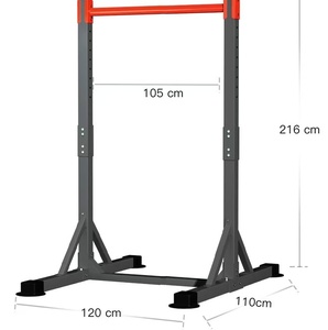 Barre <span class=keywords><strong>de</strong></span> traction horizontale professionnelle, capacité <span class=keywords><strong>de</strong></span> charge <span class=keywords><strong>de</strong></span> 500 kg, tube carré épaissi, dispositif d'atterrissage, barre suspendue, équipement <span class=keywords><strong>de</strong></span> fitness à domicile - Product Image 3