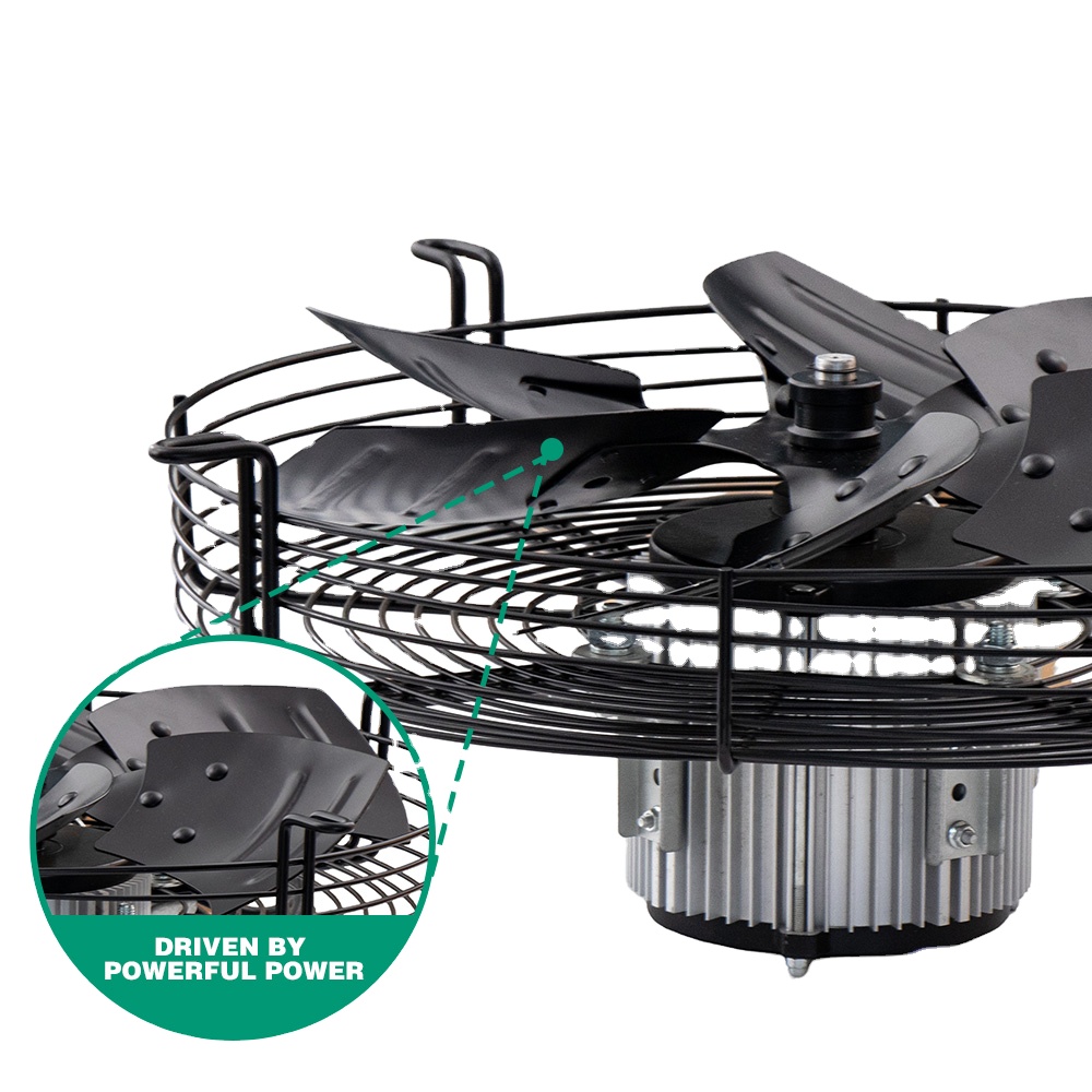 220V 380V 1380rpm 450W 6384m3/h IP44 Industrial Inner Rotor Assembly Atlas air Compressor YWF (K) Outer Rotor Axial Flow Fan