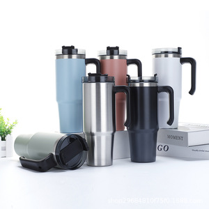 17oz 20oz 30oz Insulated Mug Tumbler Stainless Steel Stemless Wine <b>Reusable</b> Coffee Travel <b>Cup</b> With Lid And Straw - Product Image 3