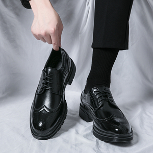Chaussures de Ville Homme en Cuir Synthétique, Baskets de Luxe Décontractées, Nouvelle Tendance 2024, Mocassins Loisirs pour <span class=keywords><strong>Mariage</strong></span> et Bureau - Product Image 3