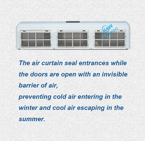 Kiểm Soát Mạnh Mẽ Tốc Độ Cao Thương Mại Trong Nhà Ly Tâm <span class=keywords><strong>Air</strong></span> Curtain Đối Với Phòng Máy Lạnh - Product Image 5