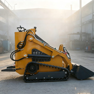 Compact Skid Steer Heavy Duty <b>Wheel</b> Mini EPA CE 5 Engine for Professional Construction <b>Small</b> Track Skid Steer - Product Image 4