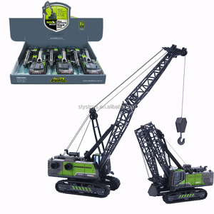 รถเครนตีนตะขาบโลหะวิศวกรรมรถจำลอง6แพ็คโมเดลรถเครนก่อสร้างแรงเฉื่อย - Product Image 1