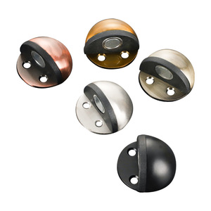 Butée de porte magnétique en acier inoxydable à fixation au sol, anti-collision, design minimaliste, installation facile - Product Image 2