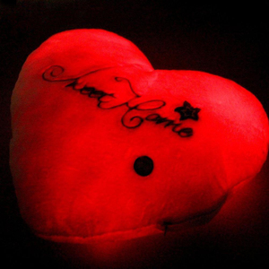 <span class=keywords><strong>Cuscino</strong></span> a Forma di Cuore con LED Multicolore e Luce Lunare - Product Image 4